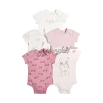 Mamas & Papas 5 Pack Cotton Short Sleeved Bodysuits