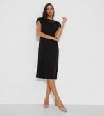 Plain midi dress - Image 4
