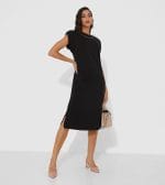 Plain midi dress - Image 2