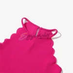 Scalloped Halter Neck Dress - Image 2
