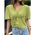 Pearl Puff Sleeve Blouse