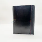 Guess Men Foldable Wallet Genuine Leather Black - Image 2