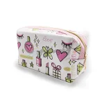Makeup Bag Set Double Dose of Beauty Essential Makeup Bag Duos Clear & Chic - Image 2