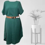 Shein Elegant Green Midi Dress - Image 7