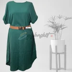 Shein Elegant Green Midi Dress - Image 6