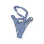 Shein Light Blue Bikini  Cross Strap Design Summer - Image 4