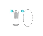 Brush Buddies my first dental kit include finger tooth brush travel case toddler tooth brush & little one tooth brush set - Image 2