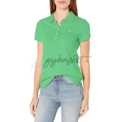 Nautica Women polo shirt green