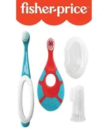 Brush Buddies my first dental kit include finger tooth brush travel case toddler tooth brush & little one tooth brush set - Image 3