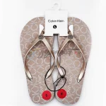 Calvin Klein sarminya gold slipper Original - Image 7