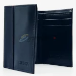 Guess Men Foldable Wallet Genuine Leather Black - Image 5
