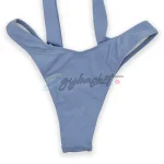 Shein Light Blue Bikini  Cross Strap Design Summer - Image 7