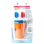 Brush Buddies 2 tooth brush kids with 2 rinsing cups and 2 brush caps boys hot wheel - Image 6