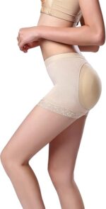 Women Butt Lifter Underwear Booty Enhancer Hipster Panty With Foam Butt Pads - Image 4