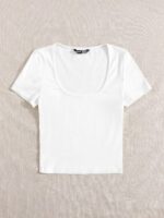 MMABIA T-shirt Square Neck Rib-knit - Image 2
