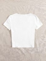 MMABIA T-shirt Square Neck Rib-knit - Image 5