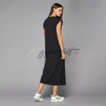 Plain midi dress - Image 5