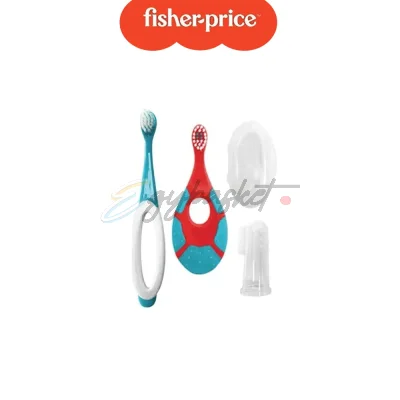 Brush Buddies my first dental kit include finger tooth brush travel case toddler tooth brush & little one tooth brush set