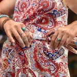 bohemian paisley print sleeveless halter neck dress - Image 6