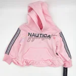 Nautica Girls’ Pink Hoodie and Jogger Set - Image 4