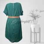 Shein Elegant Green Midi Dress - Image 2