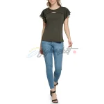 Calvin Klein Blouse Top in Ivy Green - Image 8