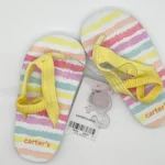 Carter's Colorful Striped Flip Flops