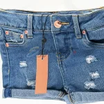 BCBG Girls’ Roll-Up Cuff Denim Shorts - Image 3