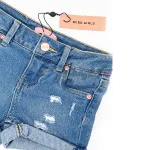 BCBG Girls’ Roll-Up Cuff Denim Shorts