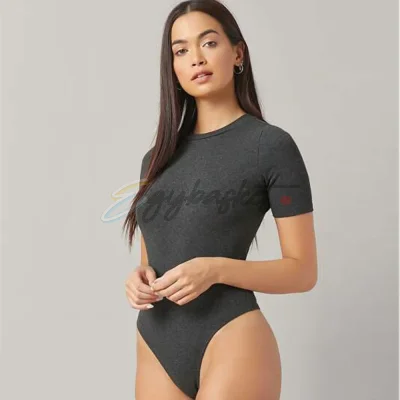 SHEIN BASICS Solid Form Fitted Bodysuit