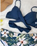 Shein Swimsuit Pineapple Tropical Flowers Floral Bikini - Image 3