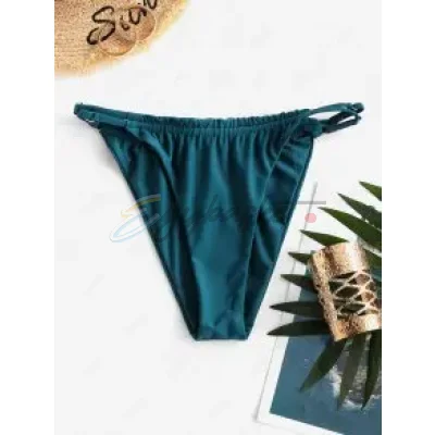Shein ZAFUL Shirred Bikini Bottom