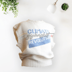 Shein Blue and white knit vest - Image 2