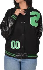 Shein varsity bomber baseball jacket - Image 9