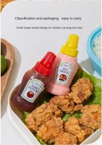 2 pcs Set 25ML Mini Sauce Bottle Portable - Image 5