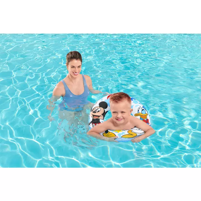 6941607329160.PT21.webp Bestway® Disney – Mickey & Friends Junior Swimming Ring, diameter 56 cm - Image 1