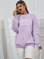 SHEIN Lilac Graphic Sweatshirt - Image 2