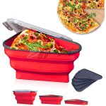 Foldable Silicone Pizza Storage Container