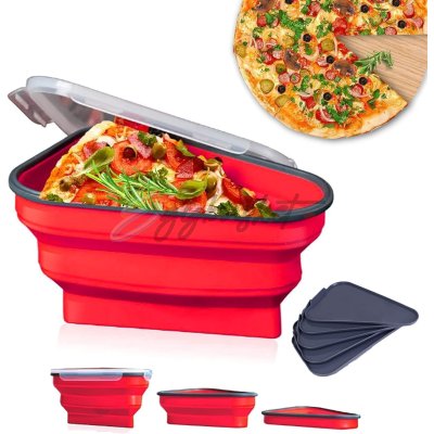 Foldable Silicone Pizza Storage Container