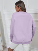 SHEIN Lilac Graphic Sweatshirt - Image 7