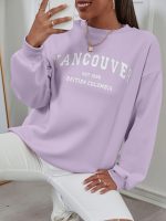 SHEIN Lilac Graphic Sweatshirt - Image 8