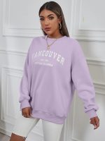 SHEIN Lilac Graphic Sweatshirt - Image 5
