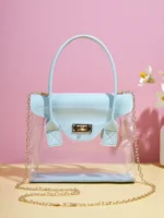SHEIN Clear Turn-lock Satchel Bag - Image 8
