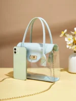 SHEIN Clear Turn-lock Satchel Bag - Image 3