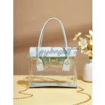 SHEIN Clear Turn-lock Satchel Bag