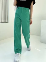 SHEIN DAZY Slant Pocket Straight Leg Pants - Image 7