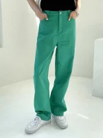 SHEIN DAZY Slant Pocket Straight Leg Pants - Image 6