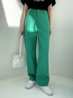 SHEIN DAZY Slant Pocket Straight Leg Pants - Image 3