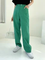 SHEIN DAZY Slant Pocket Straight Leg Pants - Image 4