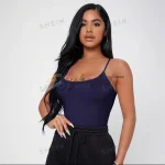 SHEIN PETITE Solid Slim Cami Summer Tank Top - Image 5